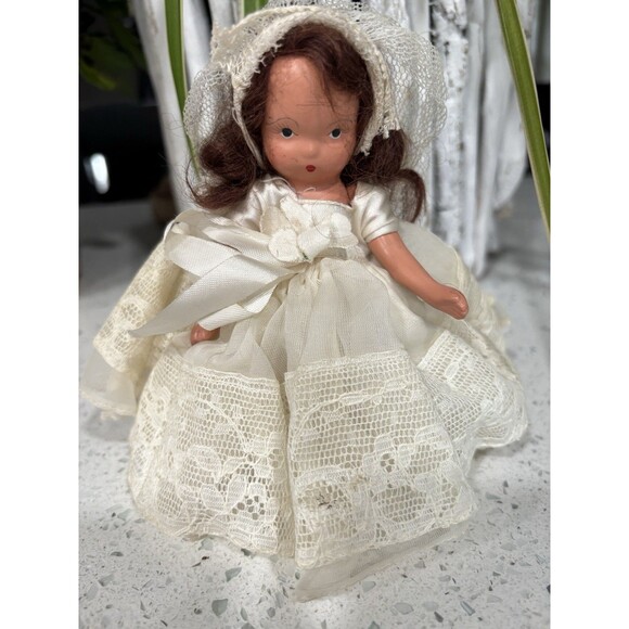 BISQUE Nancy Ann Storybook Doll FAMILY SERIES BRIDE no. 86 - Picture 7 of 8